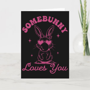Jemand liebt dich, frohen Ostertag, süßer Hase Ost Karte