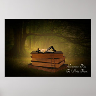 Jemand muss sie schreiben poster