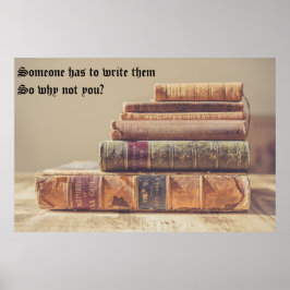 Jemand muss sie schreiben poster