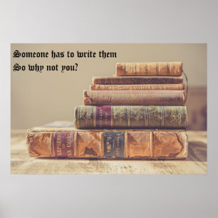 Jemand muss sie schreiben poster