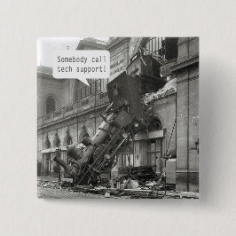 Jemand ruft den technischen Support-Zug Wreck an Button