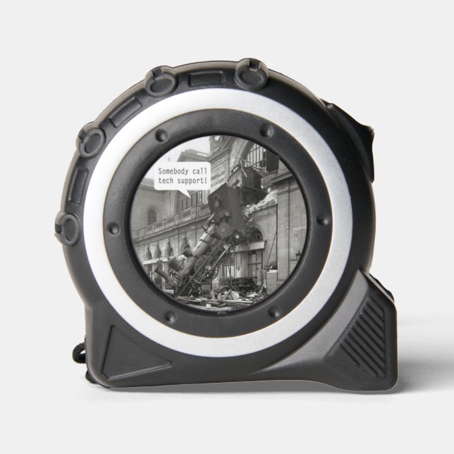 Jemand ruft den technischen Support-Zug Wreck an Maßband (Vorderseite)