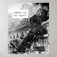 Jemand ruft den technischen Support-Zug Wreck an