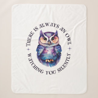 🦉 "Jemand schaut immer in Stille" Sherpadecke