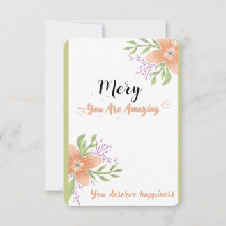 jemandem danken dankeskarte