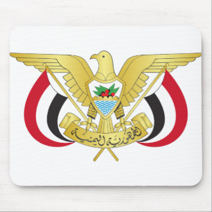 Jemen-Emblem Mousepad