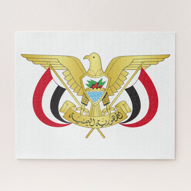 Jemen-Emblem Puzzle (Horizontal)