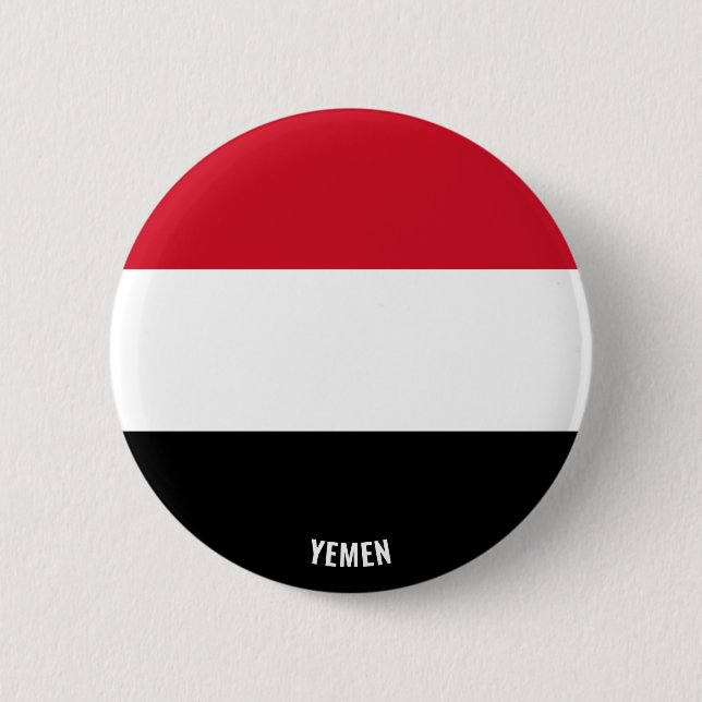 Jemen Flag Charming Patriotic Button (Vorderseite)