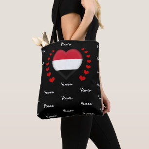 Jemen Flag & Herz, Jemen Flag Mode / Sport