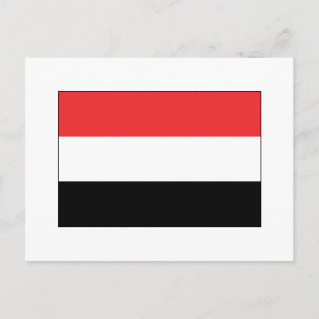 Jemen FLAG International Postkarte (Vorderseite)