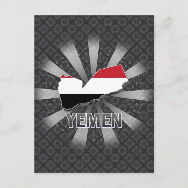 Jemen Flag Karte 2.0 (Vorderseite)