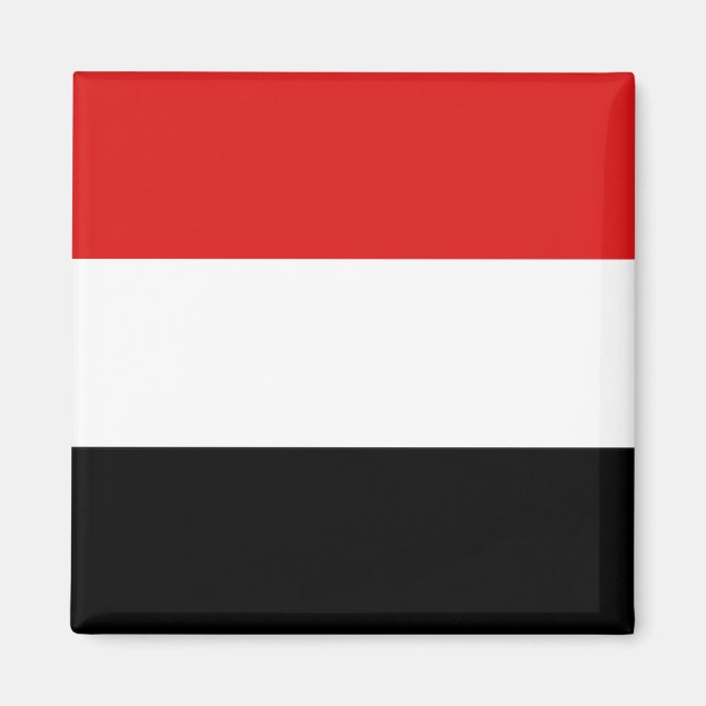 Jemen Flag Magnet (Vorne)