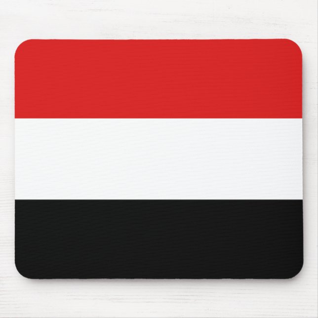 Jemen Flag Mousepad (Vorne)