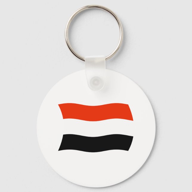 Jemen Flag Schlüsselanhänger (Vorderseite)