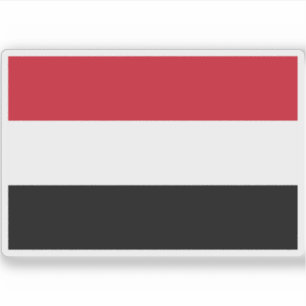 Jemen-Flagge Aufkleber