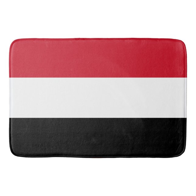 Jemen-Flagge Badematte (Vorderseite)