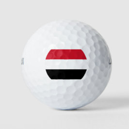 Jemen-Flagge Golfball
