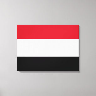 Jemen-Flagge Leinwanddruck