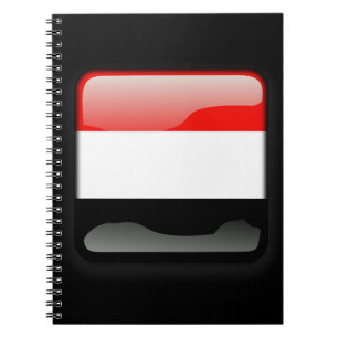 Jemen-Flagge Notizblock