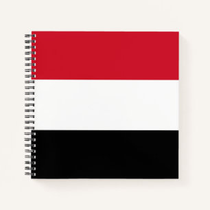 Jemen-Flagge Notizbuch