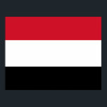Jemen-Flagge Poster<br><div class="desc">Flagge von Jemen,  Jemen,  Asien,  Mittelost,  Afrika,  Sanaa,  Nationalpark,  Saudi-Arabien,  Eritrea,  Dschibuti,  Somalia,  Flagge,  tropisch,  Insel,  Reise,  Abenteuer,  Kultur,  Katze,  Tier,  Tiere,  Vintag,  erkunden,  wandern,  Mutter Erde,  Umweltschützerin,  Erhaltung,  wild lebende Tiere, </div>