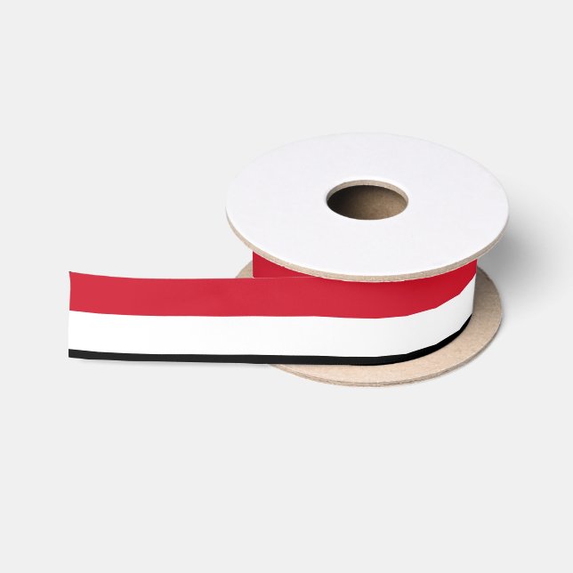 Jemen-Flagge Satinband (Spule)
