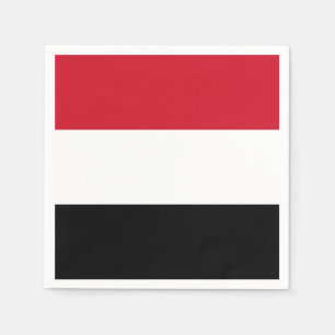 Jemen-Flagge Serviette