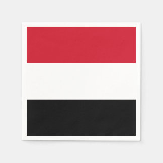 Jemen-Flagge Serviette