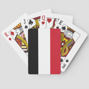Jemen-Flagge Spielkarten