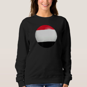 Jemen Futbol-Flagge Sweatshirt