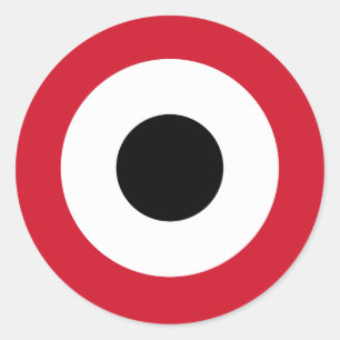 Jemen Land roundel Flaggen Symbol Kreis Armee Runder Aufkleber