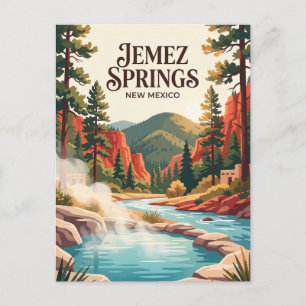 Jemez Springs, New Mexico Postkarte