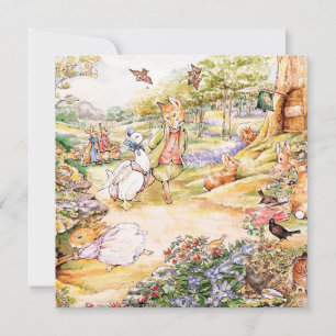 Jemima Puddle Duck geht mit Herrn Fox spazieren Einladung