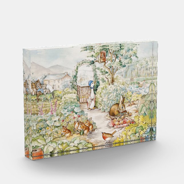 Jemima Puddle Duck im Garten von Herrn Mc Gregor Fotoblock (Links)