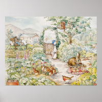 Jemima Puddle Duck im Garten von Herrn Mc Gregor