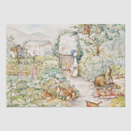 Jemima Puddle Duck im Garten von Herrn Mc Gregor Seidenpapier