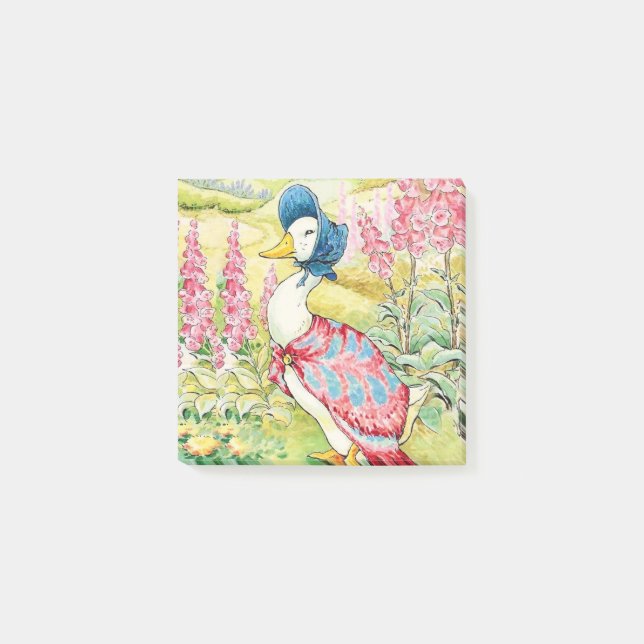 "Jemima Puddle Duck" von Beatrix Potter Post-it Klebezettel (Vorderseite)