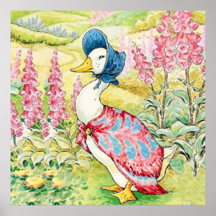 "Jemima Puddle Duck" von Beatrix Potter Poster