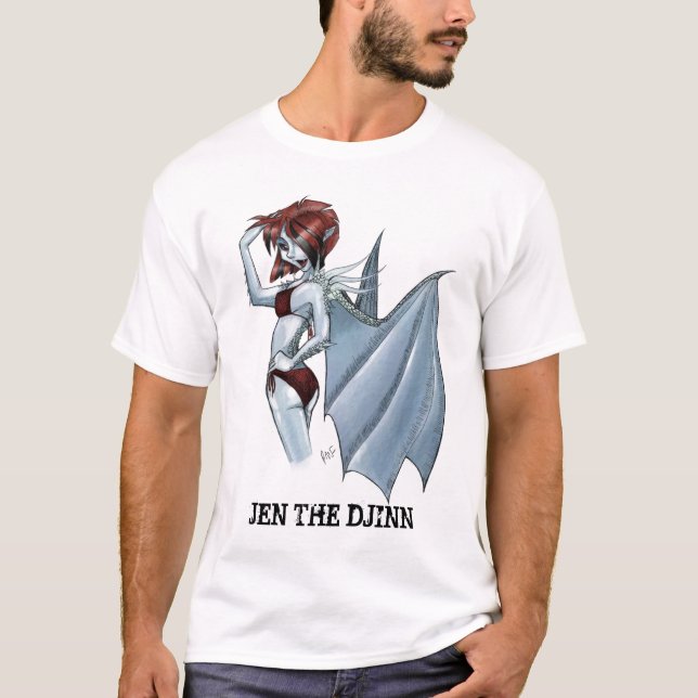 Jen das Djinn T-Shirt (Vorderseite)