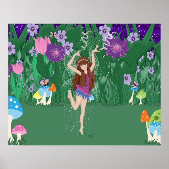 Jen die tanzende Blume Fairy Poster (Vorne)