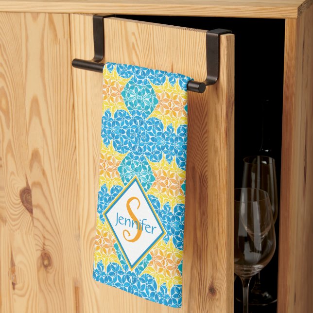 Jen Mosaic Kitchen Towel Geschirrtuch (Drittel gefaltet)