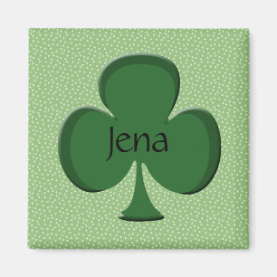 Jena Kleeblatt Name Magnet
