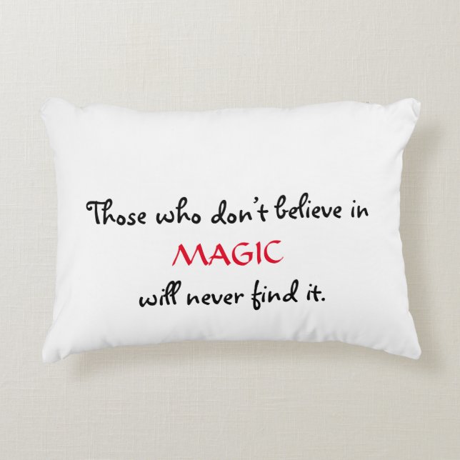 JENE, DIE NICHT AN MAGIC GLAUBEN, WERDEN NIE FINDE DEKOKISSEN (Vorderseite)