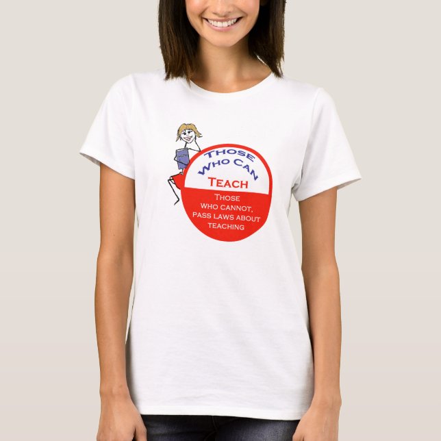 Jene, die Teemaschine lehren können T-Shirt (Vorderseite)