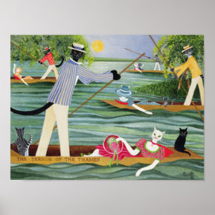 Jene Sommer-Stocherkähne Poster