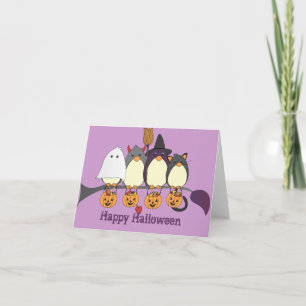 Jene Vögel auf Halloween Karte