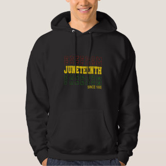 Jeneteenth Black Freedom seit 1865 Hoodie