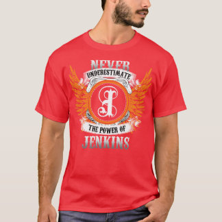 Jenkins Name-Shirt Unterschätze niemals die Macht  T-Shirt