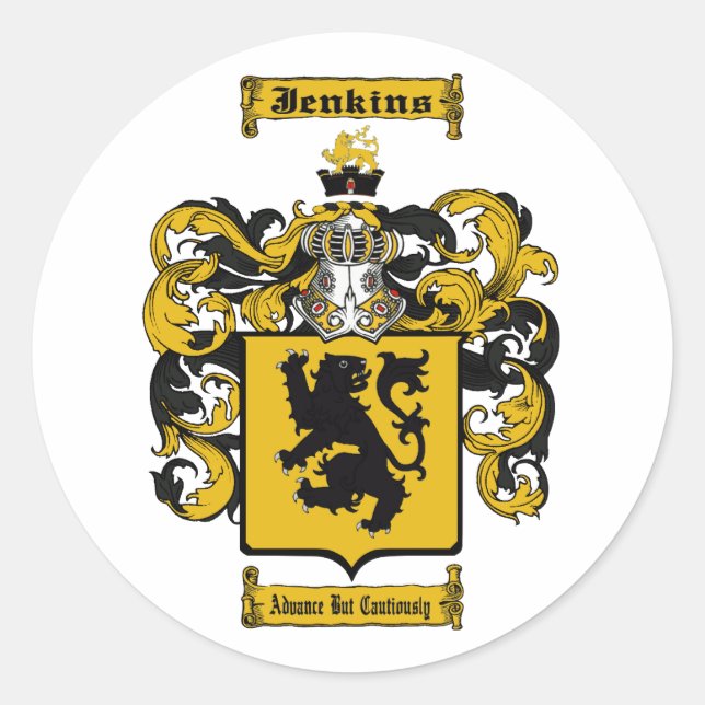 Jenkins Runder Aufkleber (Vorderseite)