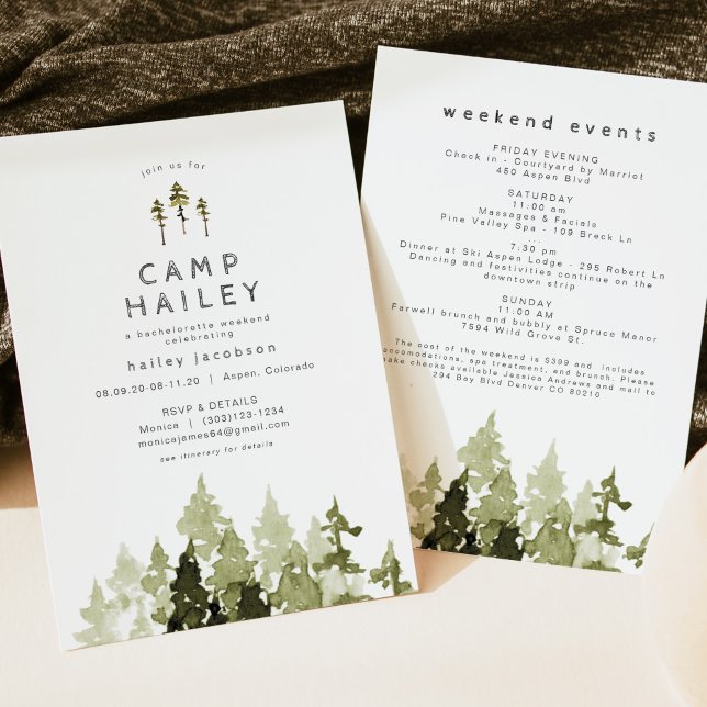 JENNA Rustic Pine Mountain Camp Bachelorette (Von Creator hochgeladen)